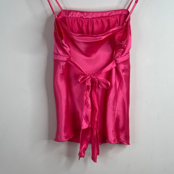 Vintage Y2K Babydoll Tank L Self Esteem Preppy Boho 90s Pink Mean Girls Barbie - Picture 3 of 9